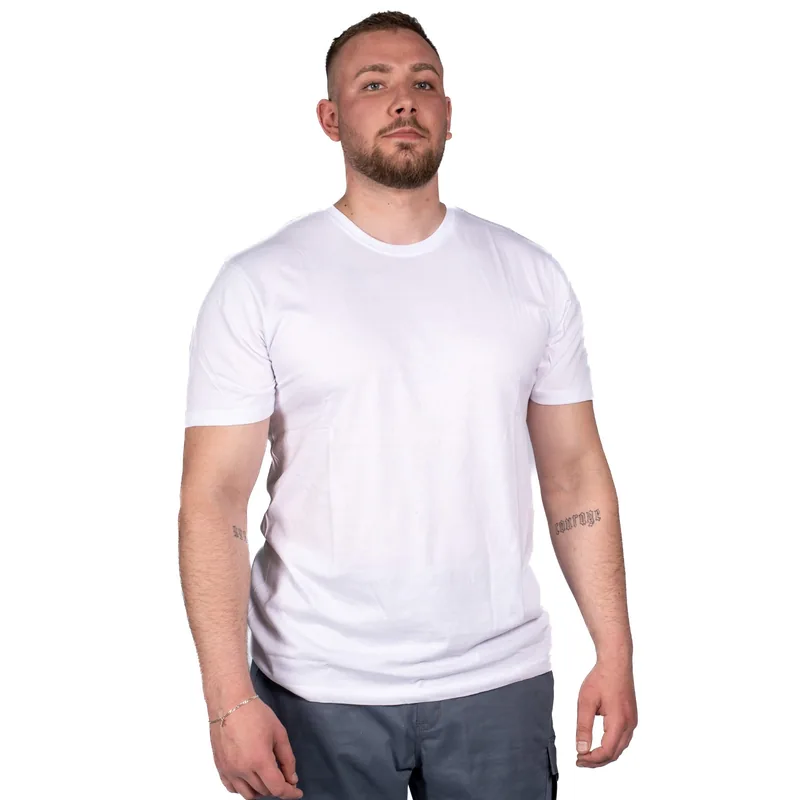 T-Shirt weiß als Vorschau für Ihr Logo